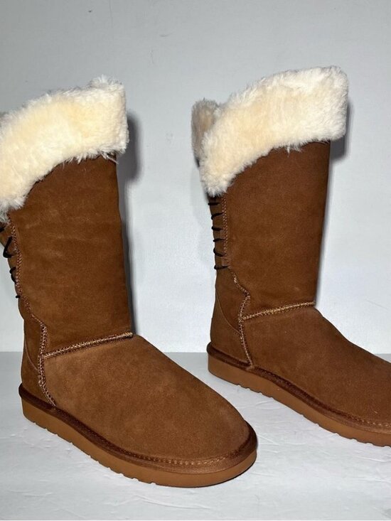 Lamo Shoes - Lamo Celeste Water Resistant Suede Tall Winter Boots